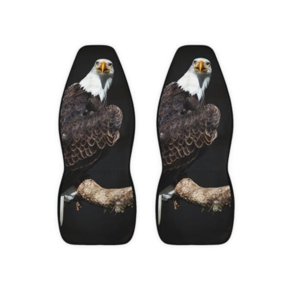 Wild Eagle Polyester Car Seat Covers - Nature-Inspired Design for Outdoor Enthusiasts