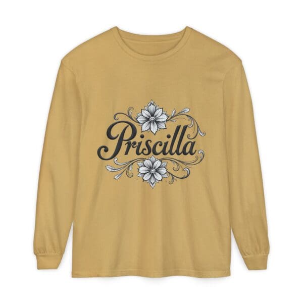 Priscilla Floral Long Sleeve T-Shirt for Women - Stylish & Comfortable - Image 21