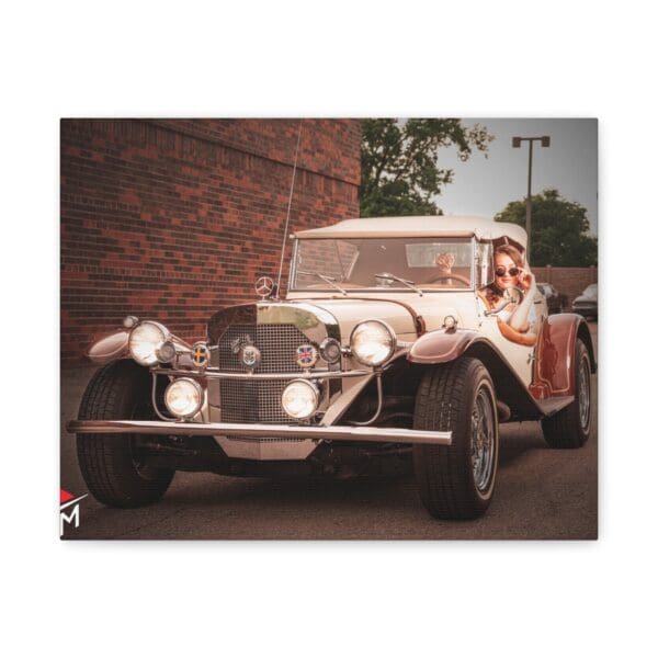Vintage Car Matte Canvas Wall Art - Image 9