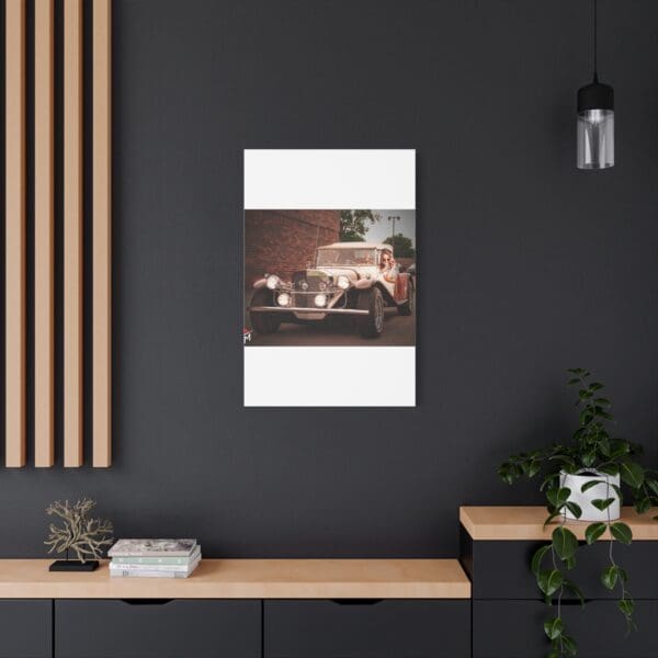 Vintage Car Matte Canvas Wall Art - Image 176