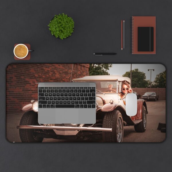 Vintage Car Desk Mat - Classic Automotive Design for Home or Office - Image 11