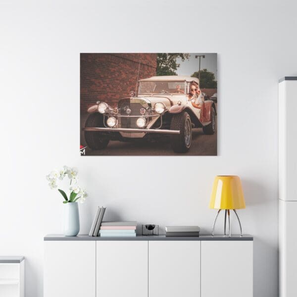 Vintage Car Matte Canvas Wall Art - Image 87