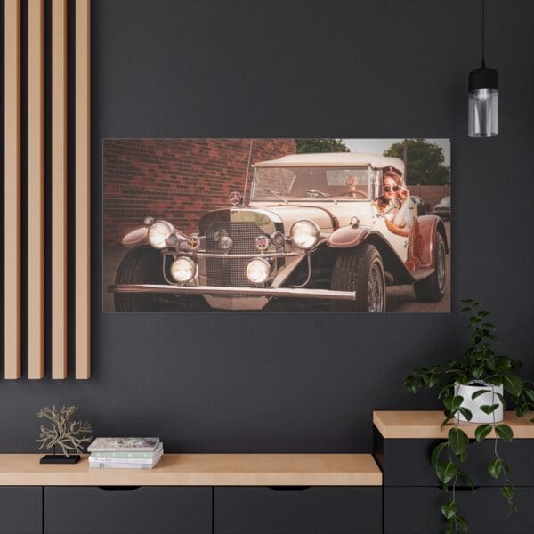 Vintage Car Matte Canvas Wall Art - Image 96