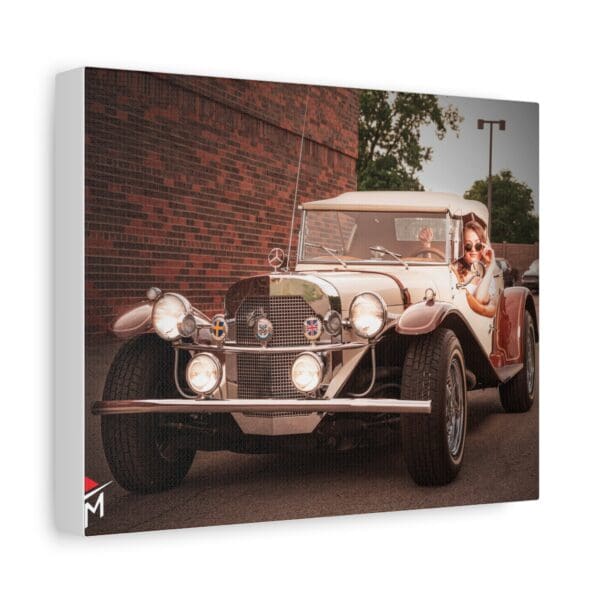 Vintage Car Matte Canvas Wall Art - Image 2