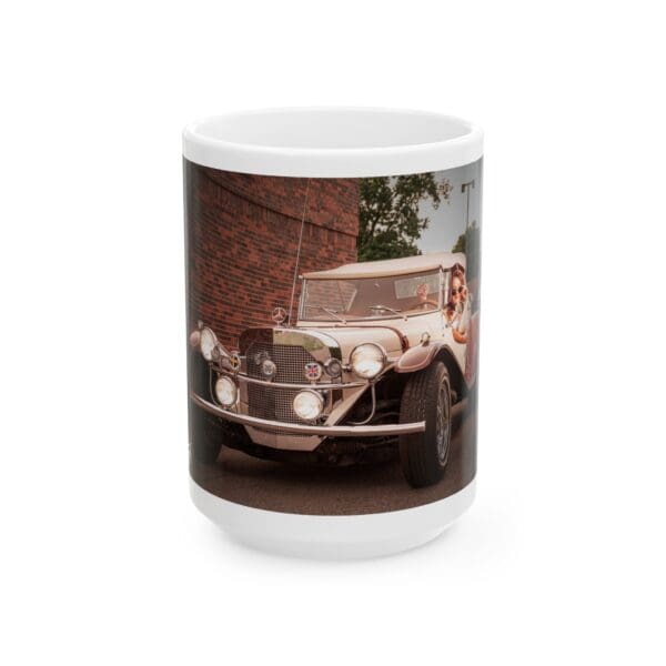 Vintage Car Ceramic Mug - Classic Car Lover Gift, 11oz & 15oz - Image 5