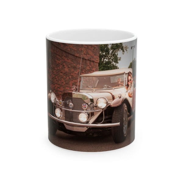 Vintage Car Ceramic Mug - Classic Car Lover Gift, 11oz & 15oz