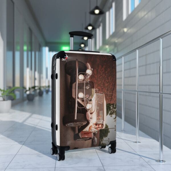 Vintage Car Design Suitcase - Travel in Style - Image 7