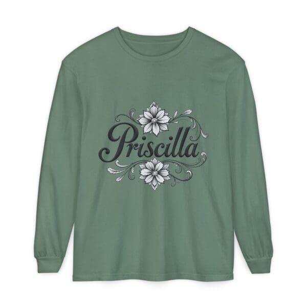 Priscilla Floral Long Sleeve T-Shirt for Women - Stylish & Comfortable - Image 49