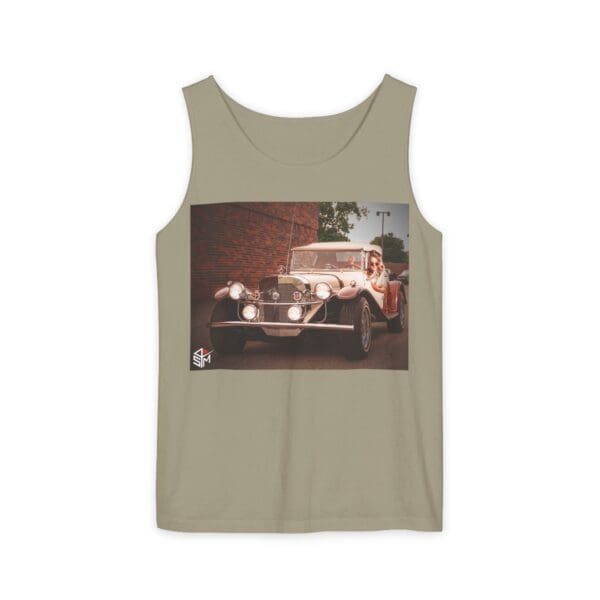 Classic Car Graphic Tank Top - Retro Vibe Unisex Apparel - Image 29