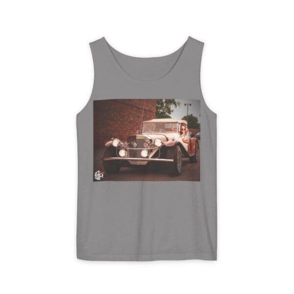 Classic Car Graphic Tank Top - Retro Vibe Unisex Apparel - Image 37