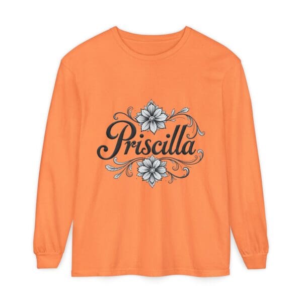 Priscilla Floral Long Sleeve T-Shirt for Women - Stylish & Comfortable - Image 5