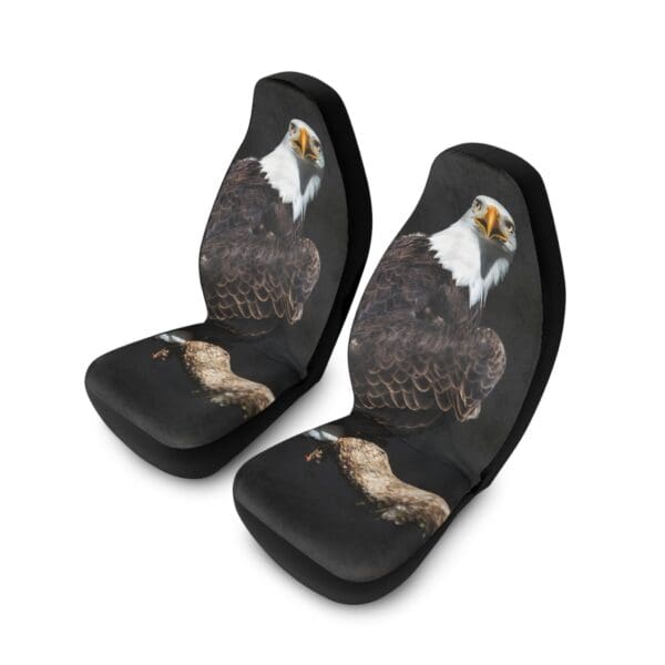Wild Eagle Polyester Car Seat Covers - Nature-Inspired Design for Outdoor Enthusiasts - Image 4