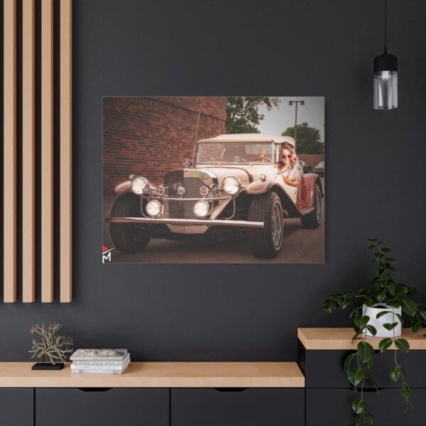 Vintage Car Matte Canvas Wall Art - Image 88