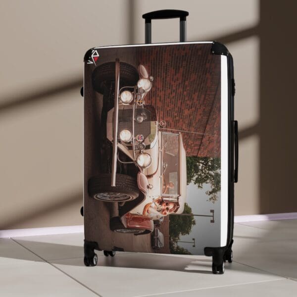 Vintage Car Design Suitcase - Travel in Style - Image 12
