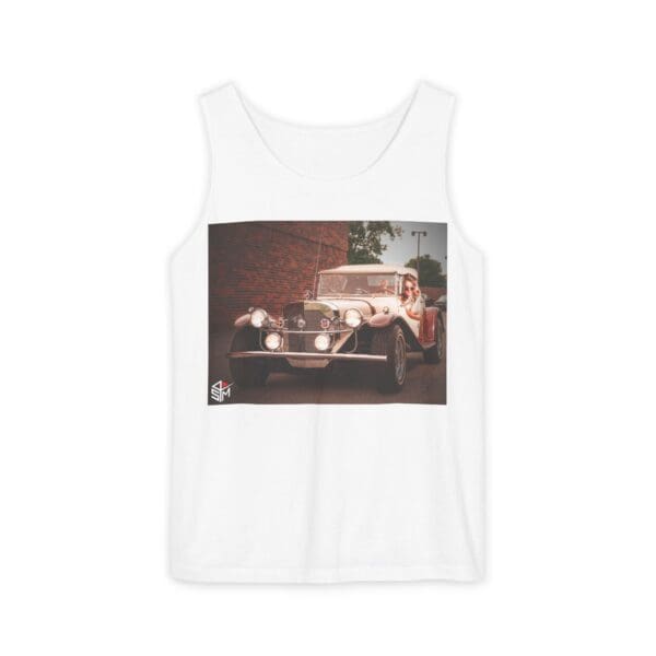 Classic Car Graphic Tank Top - Retro Vibe Unisex Apparel