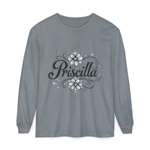 Priscilla Floral Long Sleeve T-Shirt for Women - Stylish & Comfortable - Image 53