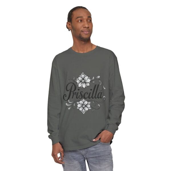 Priscilla Floral Long Sleeve T-Shirt for Women - Stylish & Comfortable - Image 35