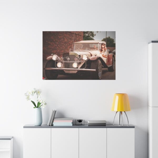 Vintage Car Matte Canvas Wall Art - Image 83