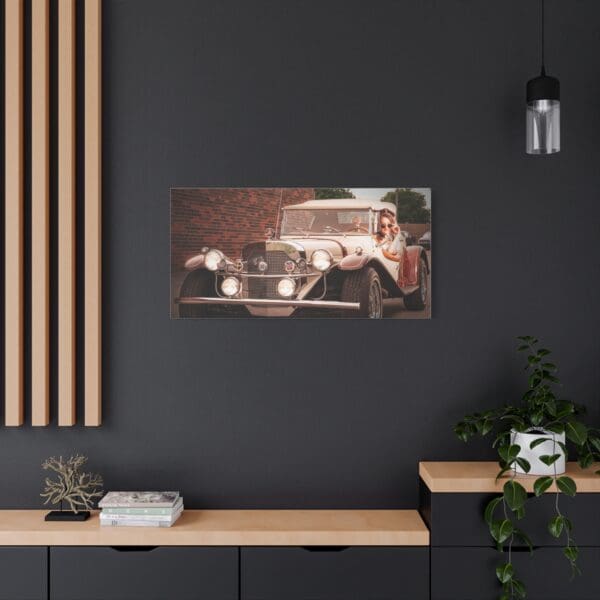 Vintage Car Matte Canvas Wall Art - Image 68