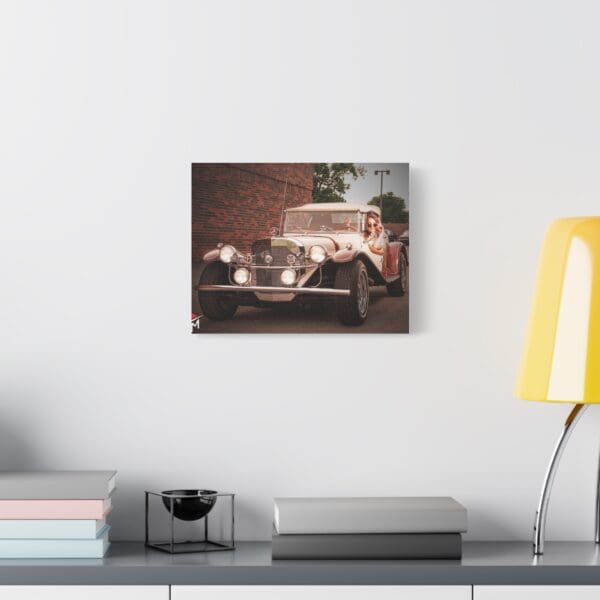 Vintage Car Matte Canvas Wall Art - Image 11
