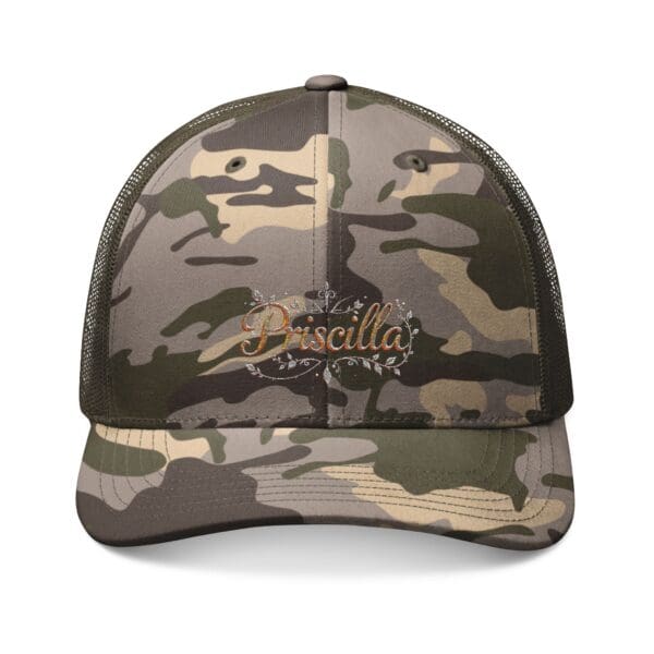 Custom Camouflage Trucker Hat for Outdoor Lovers