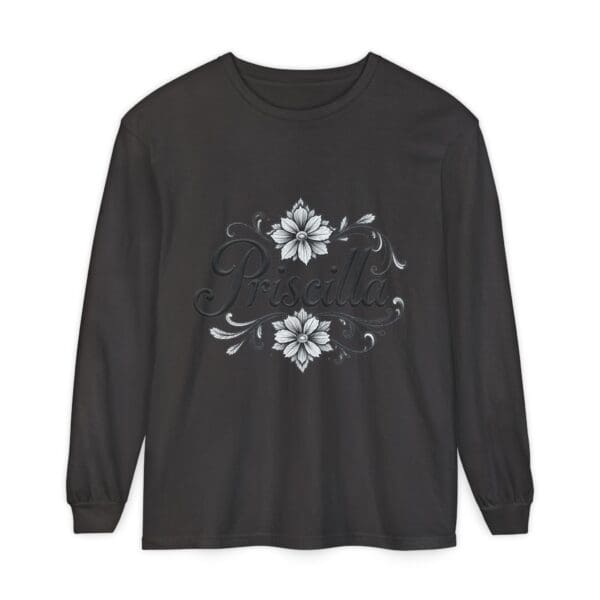Priscilla Floral Long Sleeve T-Shirt for Women - Stylish & Comfortable - Image 57