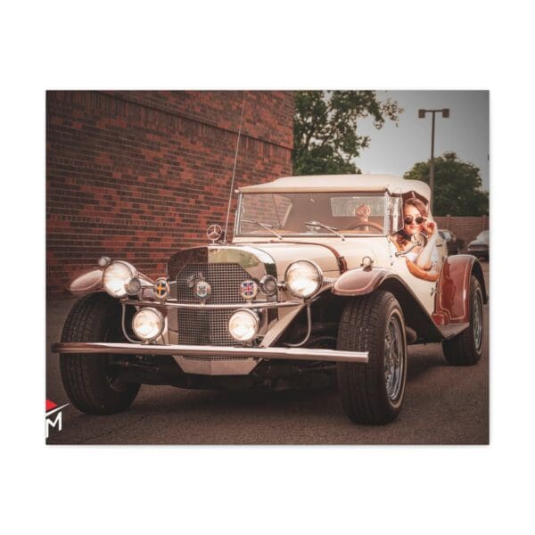 Vintage Car Matte Canvas Wall Art - Image 49