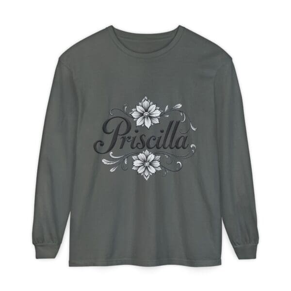 Priscilla Floral Long Sleeve T-Shirt for Women - Stylish & Comfortable - Image 33