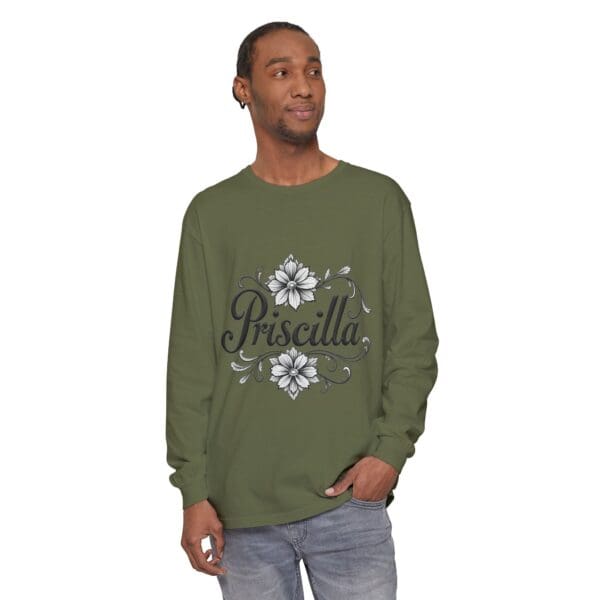 Priscilla Floral Long Sleeve T-Shirt for Women - Stylish & Comfortable - Image 43
