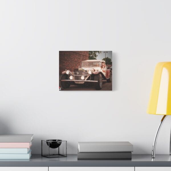 Vintage Car Matte Canvas Wall Art - Image 7