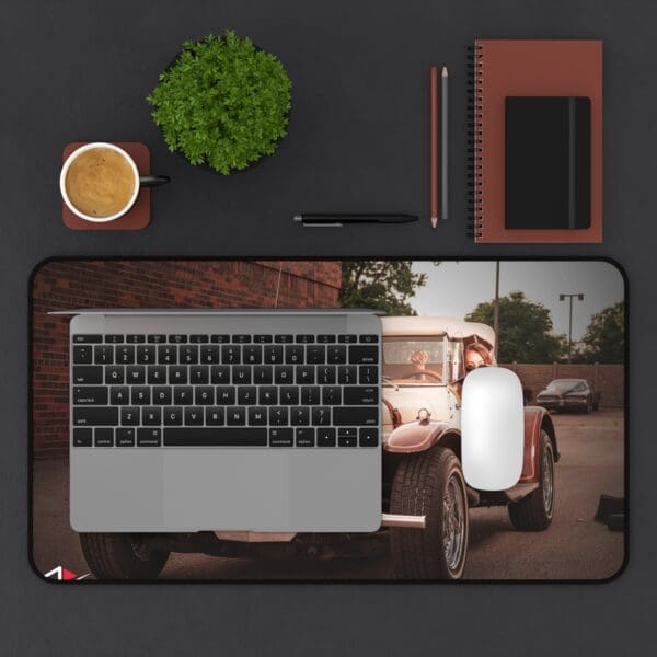 Vintage Car Desk Mat - Classic Automotive Design for Home or Office - Image 7