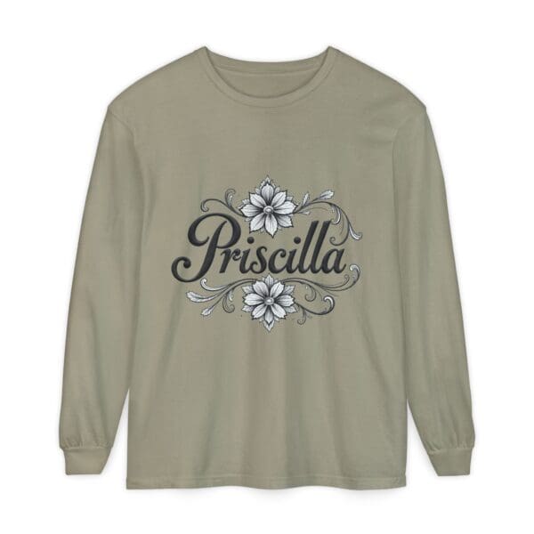 Priscilla Floral Long Sleeve T-Shirt for Women - Stylish & Comfortable - Image 29