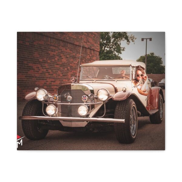 Vintage Car Matte Canvas Wall Art - Image 25