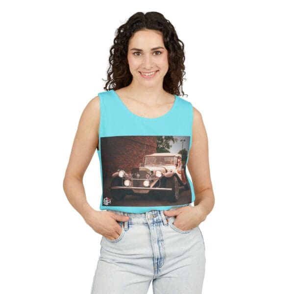 Classic Car Graphic Tank Top - Retro Vibe Unisex Apparel - Image 55