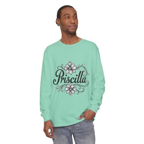 Priscilla Floral Long Sleeve T-Shirt for Women - Stylish & Comfortable - Image 47