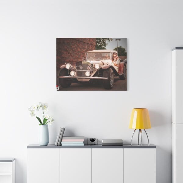 Vintage Car Matte Canvas Wall Art - Image 71