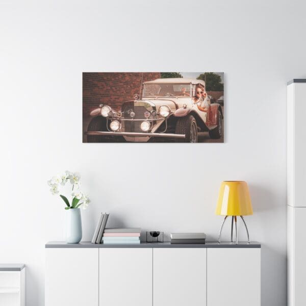 Vintage Car Matte Canvas Wall Art - Image 79