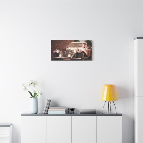 Vintage Car Matte Canvas Wall Art - Image 43