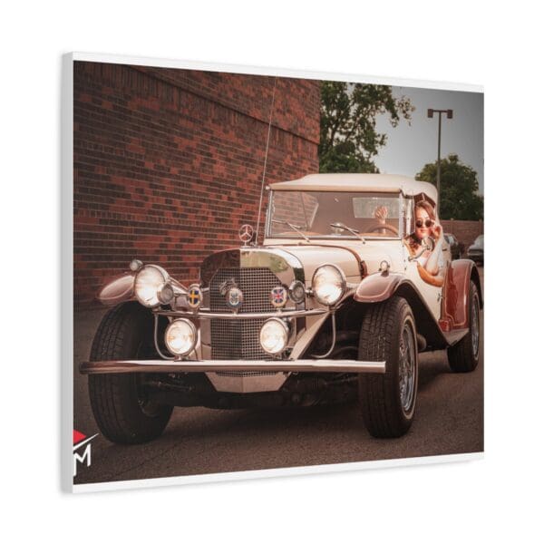 Vintage Car Matte Canvas Wall Art - Image 38