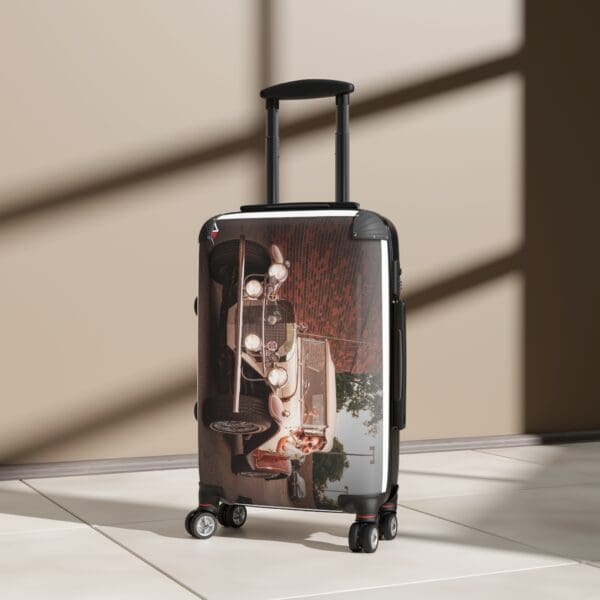 Vintage Car Design Suitcase - Travel in Style - Image 4