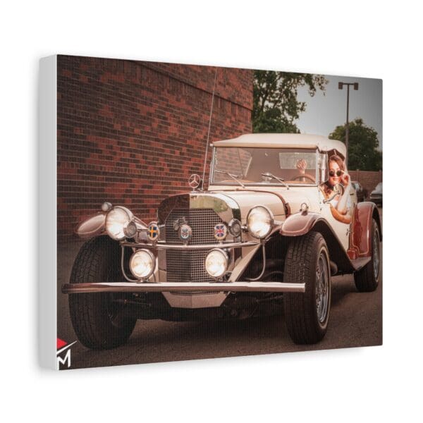 Vintage Car Matte Canvas Wall Art - Image 6