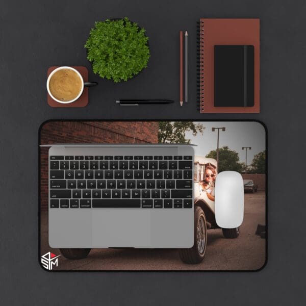 Vintage Car Desk Mat - Classic Automotive Design for Home or Office - Image 3