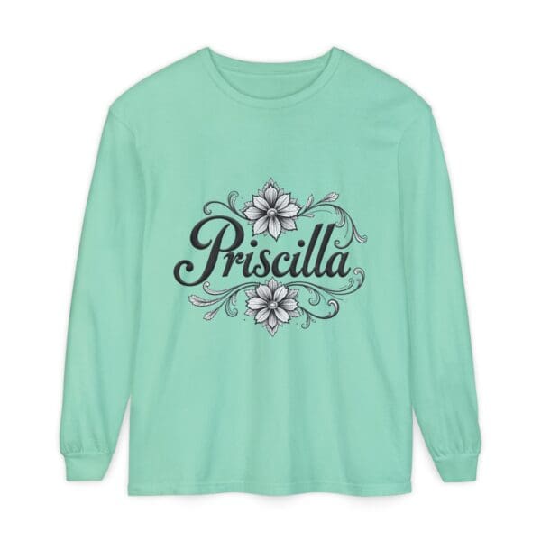 Priscilla Floral Long Sleeve T-Shirt for Women - Stylish & Comfortable - Image 45
