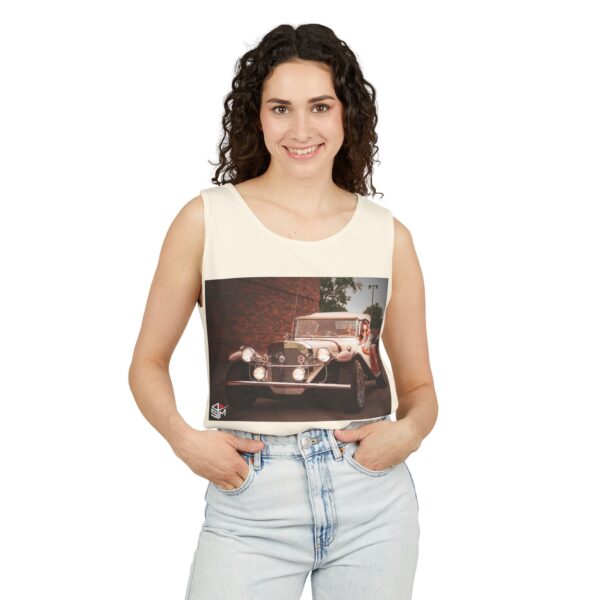 Classic Car Graphic Tank Top - Retro Vibe Unisex Apparel - Image 23