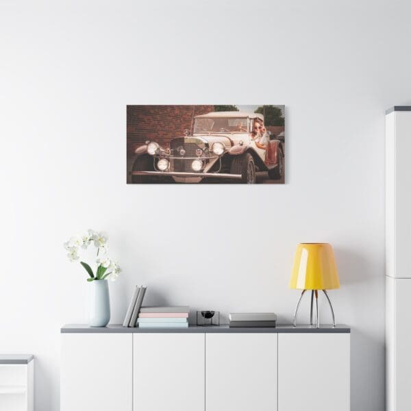 Vintage Car Matte Canvas Wall Art - Image 67