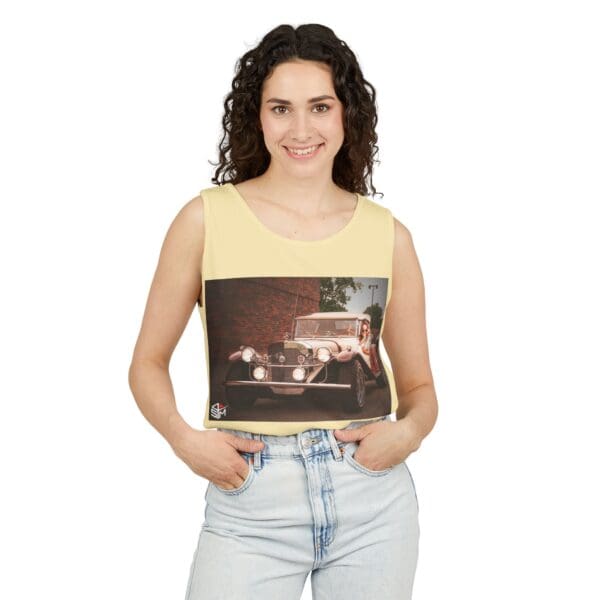Classic Car Graphic Tank Top - Retro Vibe Unisex Apparel - Image 27