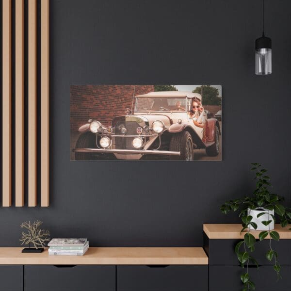 Vintage Car Matte Canvas Wall Art - Image 80