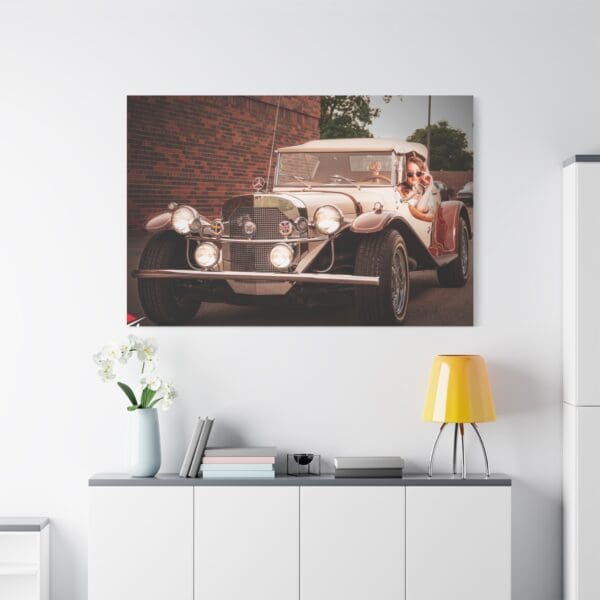 Vintage Car Matte Canvas Wall Art - Image 99