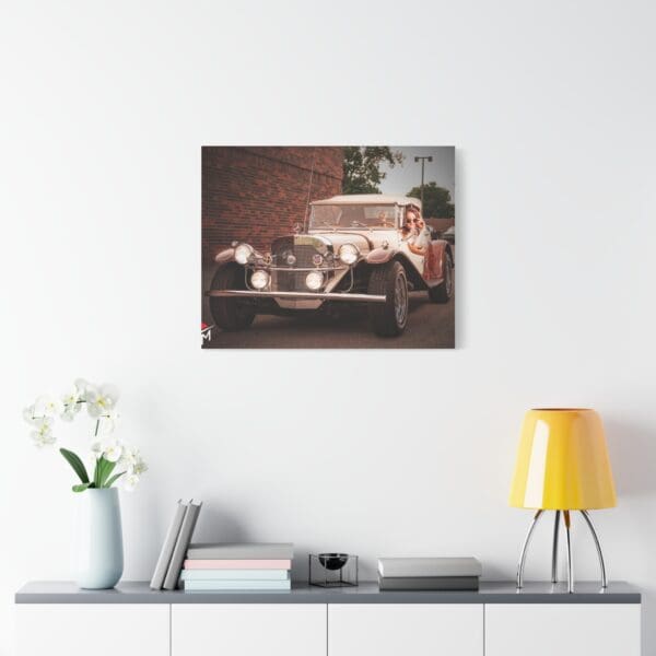 Vintage Car Matte Canvas Wall Art - Image 51