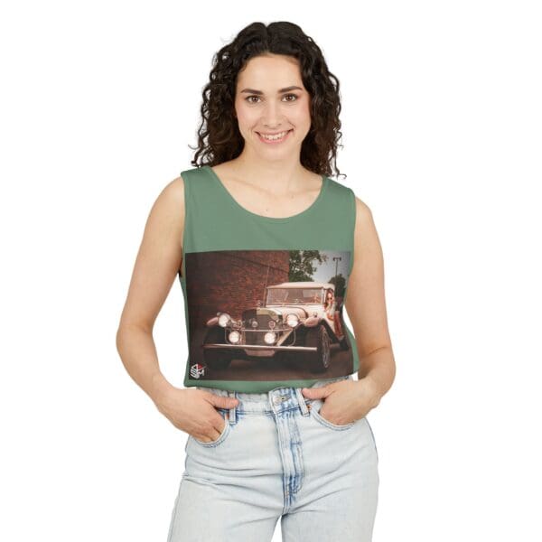 Classic Car Graphic Tank Top - Retro Vibe Unisex Apparel - Image 47